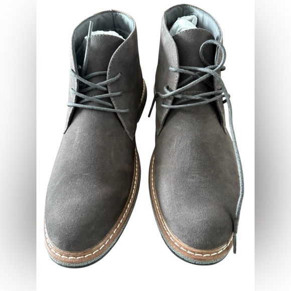 Men's Orson Grey Ankle Boots - Picture 7 of 8